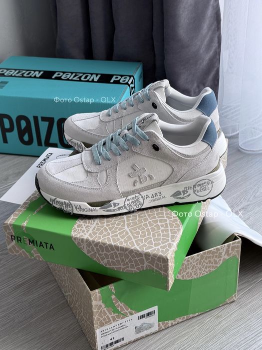Premiata lander white blue (NEW IN BOX)