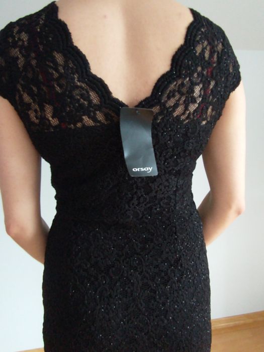 Sukienka  z koronki długa