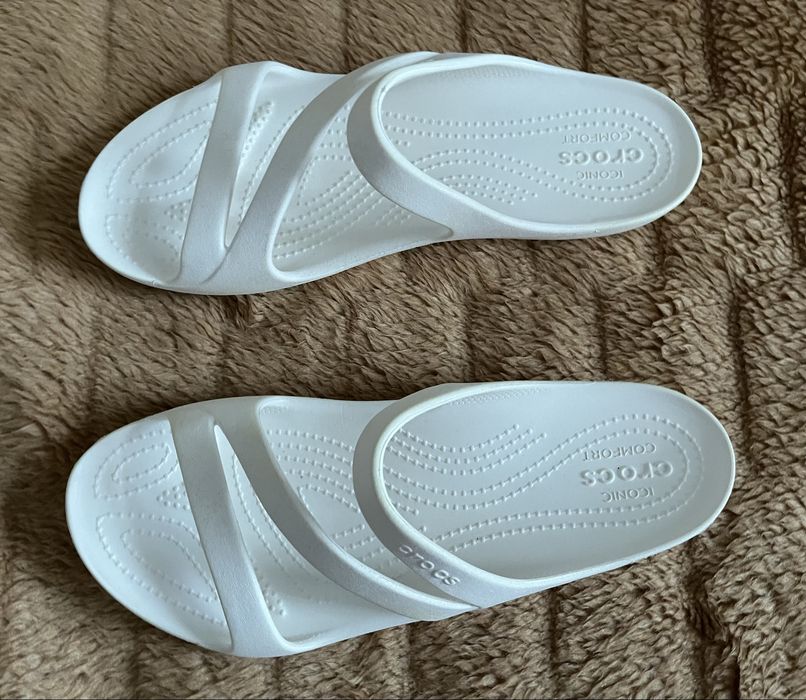 Klapki Crocs W 9 wkladka ok.26 cm.