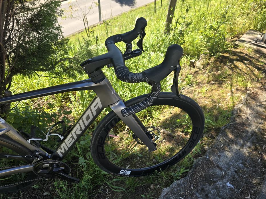 Merida reacto s com rodas new race carbono