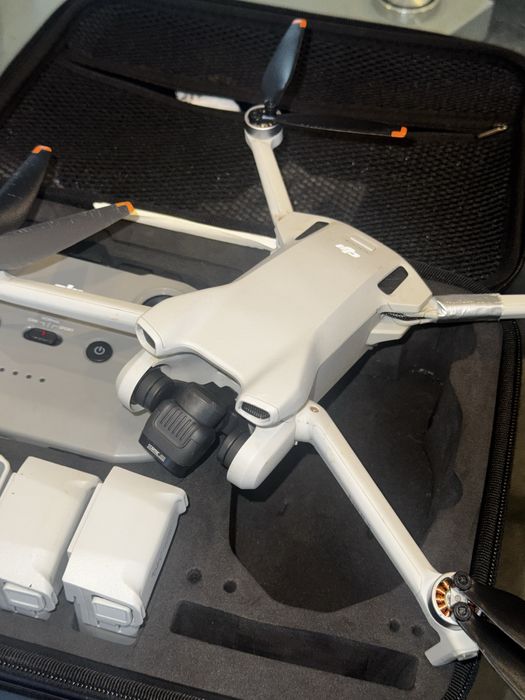 Dji mini 3 + 3 baterias + filtros de lente protector se helices