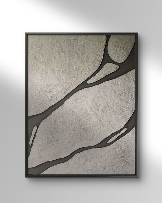 Картина интерьерная. Минимализм. Бежевая. Бохо