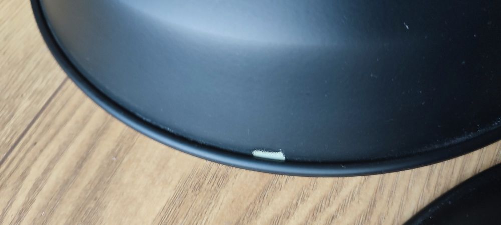 Zestaw 2 klosze do lampy sufitowej loft czarny mat