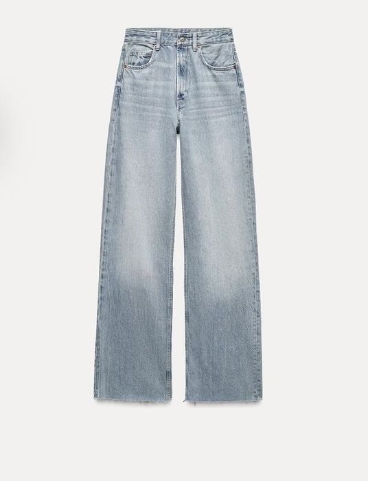 Джинси Wide Leg ZARA 38/M mex.28 блакитні джинси