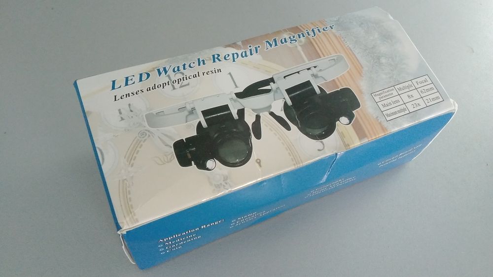 Биокулярные очки с подсветкой для ремонта и других работ