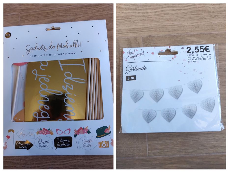 Dekoracje ślubne / walentynki