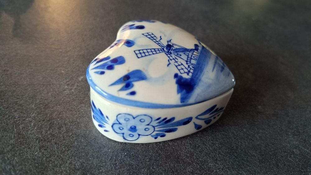 Porcelana pudełko szkatułka na biżuterię