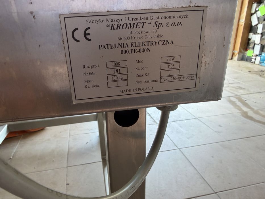 Patelnia Elektryczna Kromet 000.PE-040N 2008r.