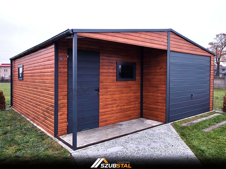 Garaż blaszany 6x5 6x5,80 6x6 8x6 PRODUCENT seria Premium Line