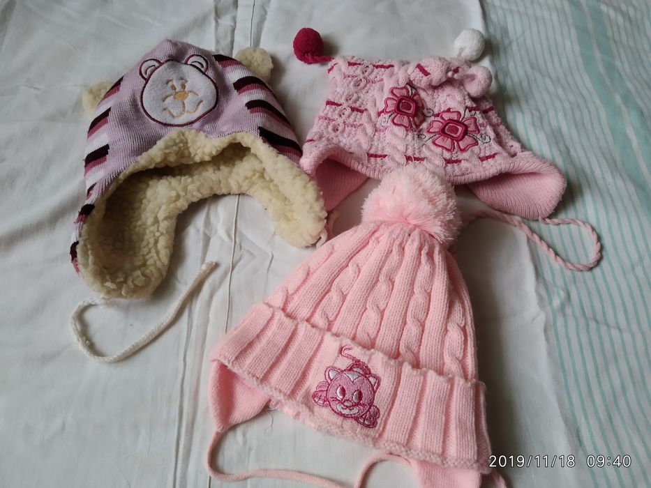 Шапочки для малышки