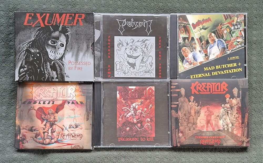 Teutonic thrash metal zestaw CD