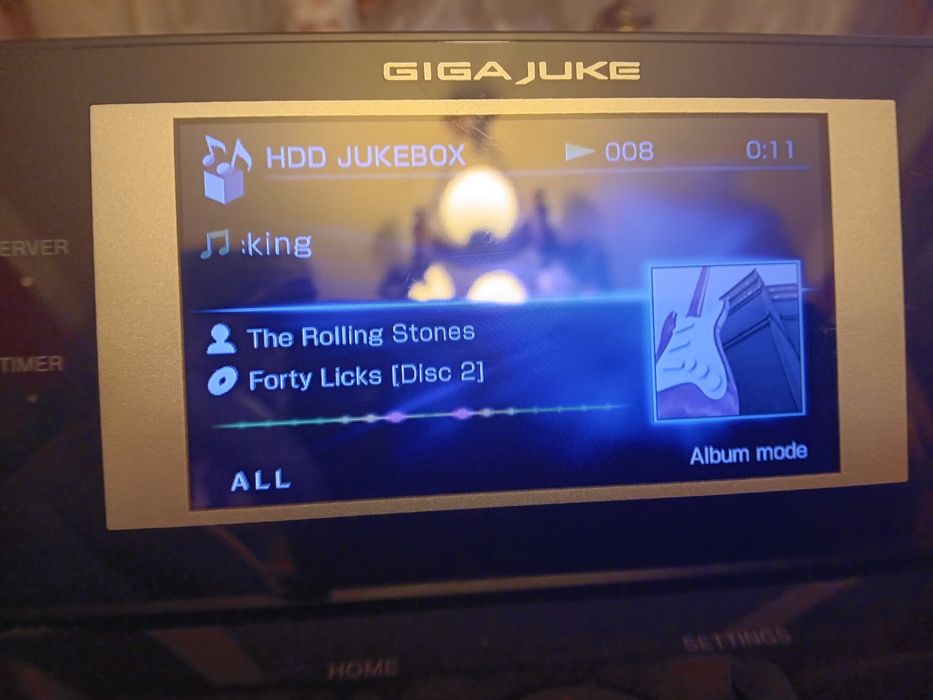 Sony giga juke nas cd hdd radio usb