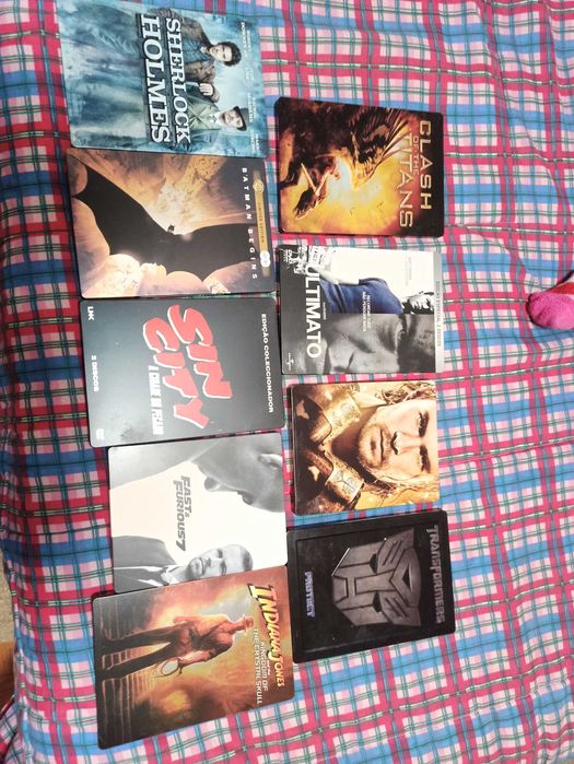 Steel books Blu-ray vários não contêm filmes