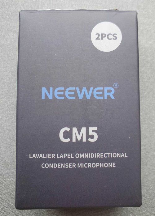 Microfones de lapela Neewer modelo CM5