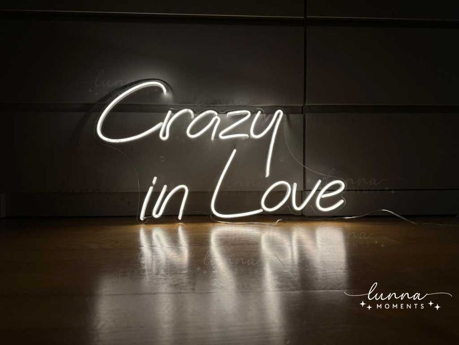 Crazy in Love | Neon Ledon Napis Led | Autorska Produkcja