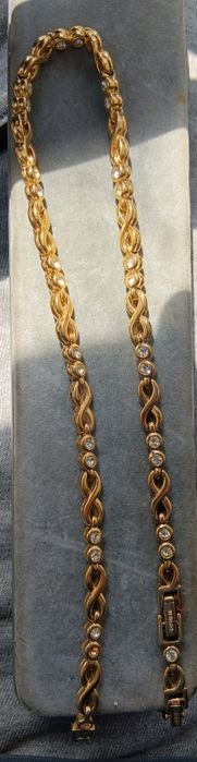 Conjunto Pulseira e Colar de senhora Nina Ricci