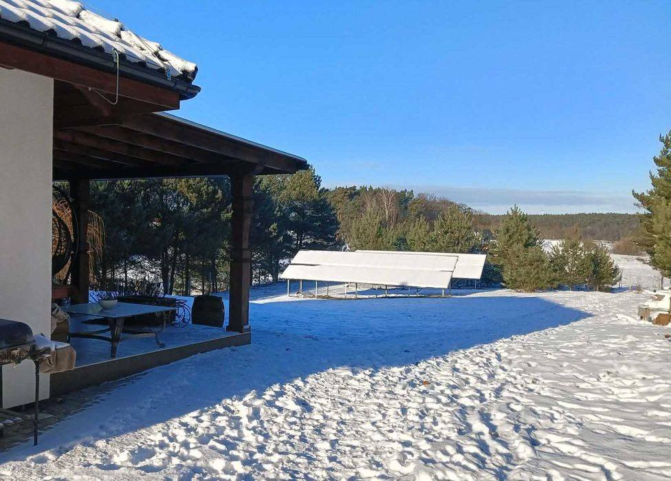 Domek parterowy duża działka na wyłączność. Blisko Lasy , Jeziora