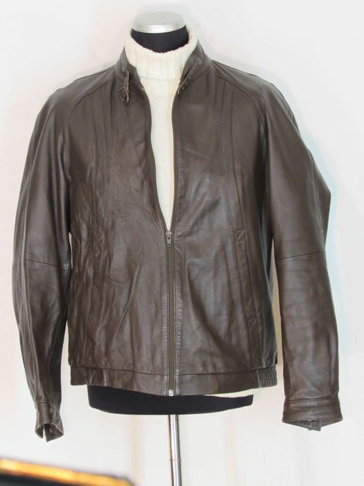 Kurtka skórzana męska