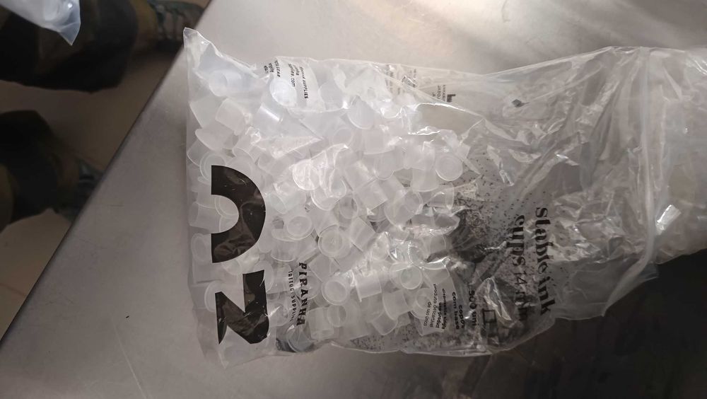 Tampas de tinta de tattoo