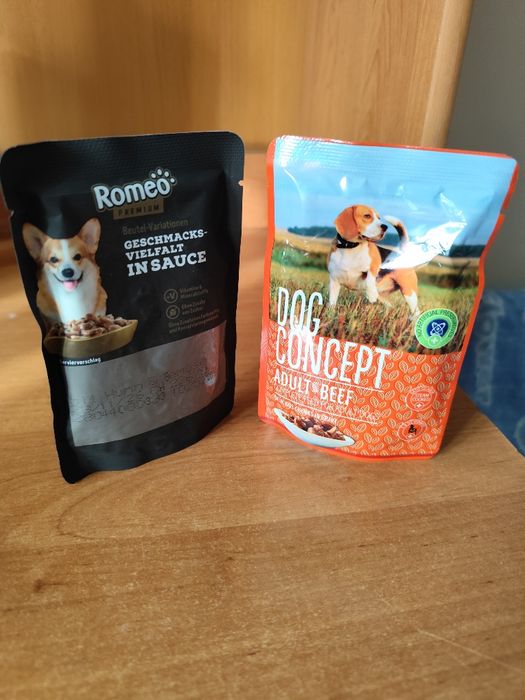 Вологий корм для собак Romeo Premium та Dog Concept