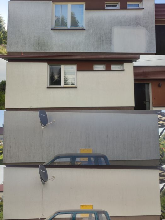 Mycie kostki, elewacji, dachów, fotowoltaiki. Malowanie dachów