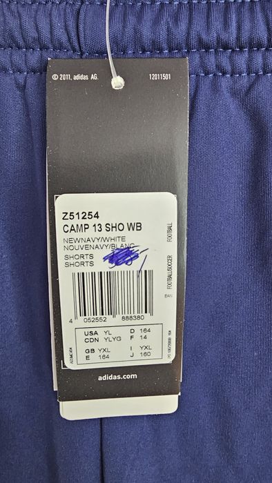 Spodenki  / shorty nowe Adidas Climacool modny kolor rozmiar YL