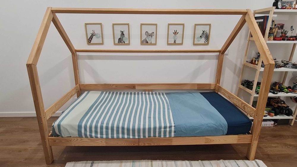 Cama Madeira Mon Lit Cabane