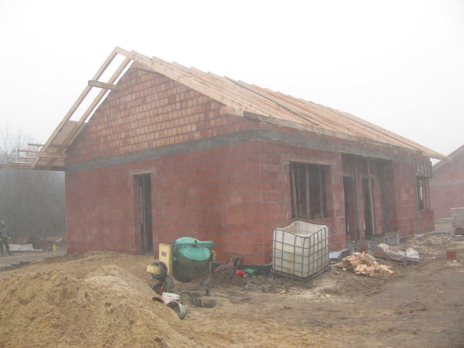 dom Nisko - Podwolina w budowie