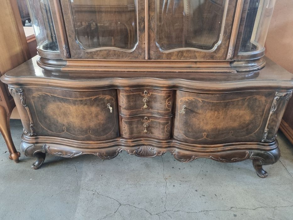 witryna drewniana styl ludwik serwantka biblioteczka