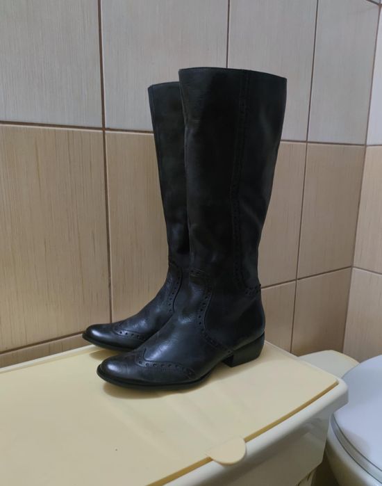 buty damskie 37 muszkieterki kowbojskie kozaczki wysokie kozaki know y