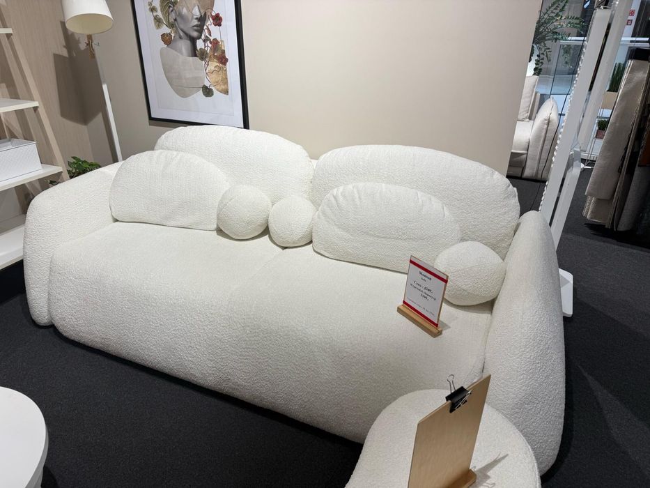 Nowoczesna Biała Sofa