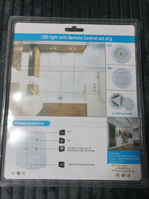 Lampki LED na pilota