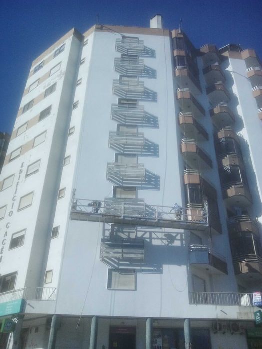 Plataforma Suspensa Baileu  3 Unid  Pintura de Edifícios Fachadas