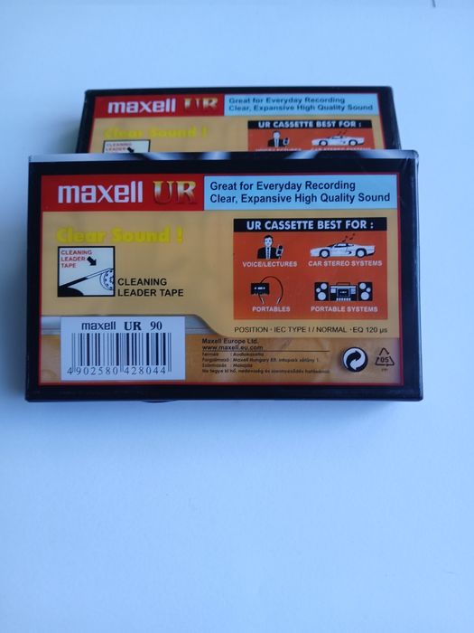 Nowa Nowe Kaseta kasety Maxell UR 80