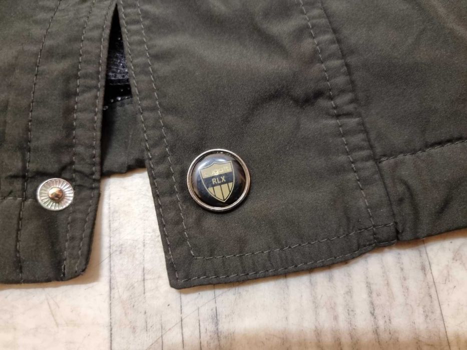 Kurtka gore tex przejściowa Bugatti M/ L (25) ciemnozielona parka