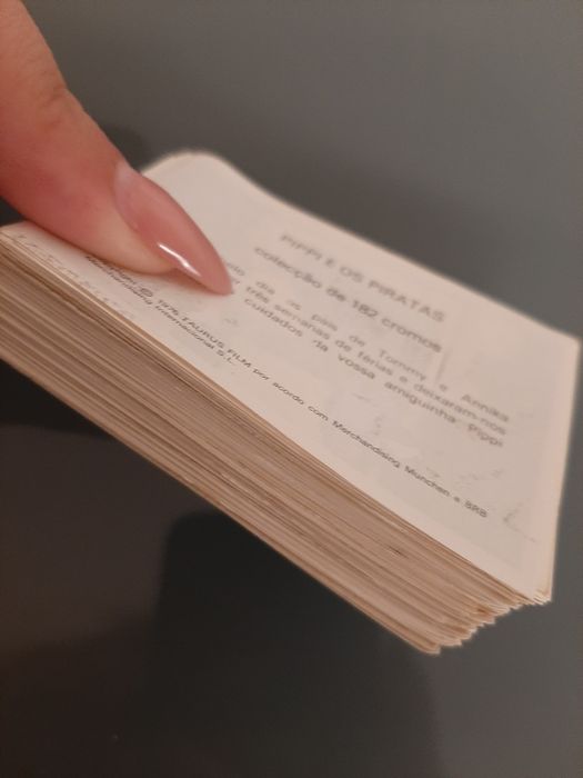 Lote de 182 cromos "Pipi e os piratas" COMPLETO