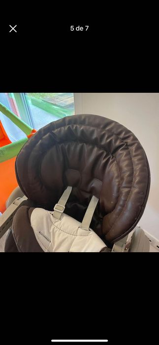 Cadeira de papa e espreguiçadeira