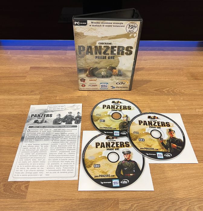 Codename: Panzers - Phase One (PC PL 2004) DVD BOX polskie wydanie