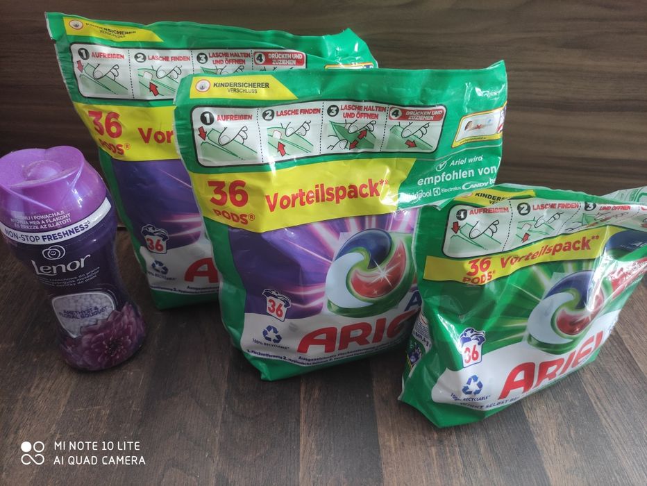 Oferuję kapsułki do prania Ariel 36szt