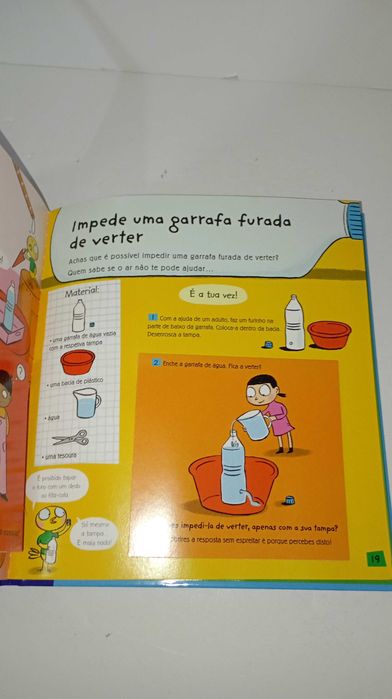 Experiências com ar - Pequenos cientistas64740557113090124