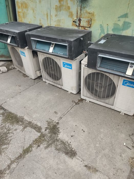 Продам бу канальний кондиціонер MIDEA  MTB-24HRN1/MOU-24HN1