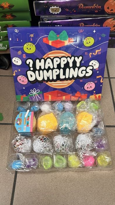 Zestaw Gniotków Antystresowych Happy Dumplings – 24 szt.