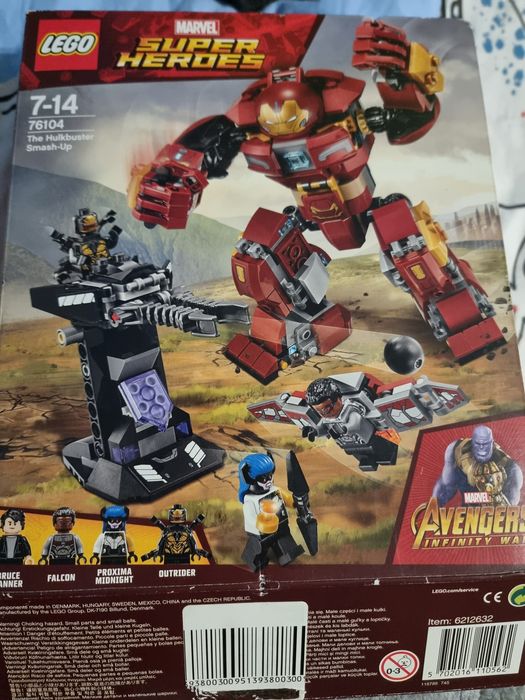 Lego super heroes avengers hulkbuster 76104