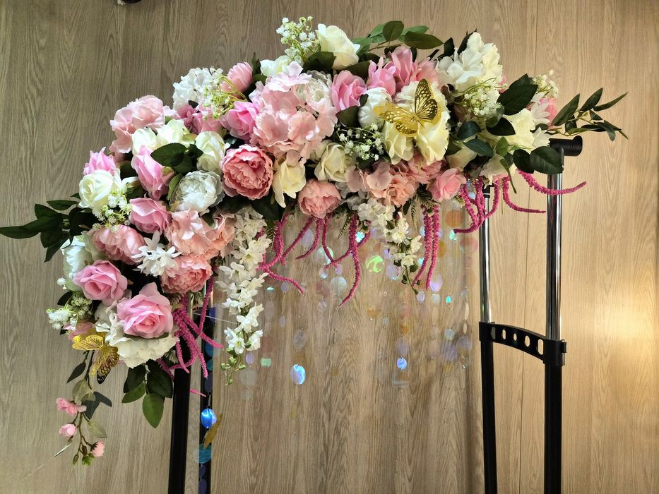 Преміальна квіткова композиція для фотозони | Baby shower | Birthday decor |  Bridal shower
