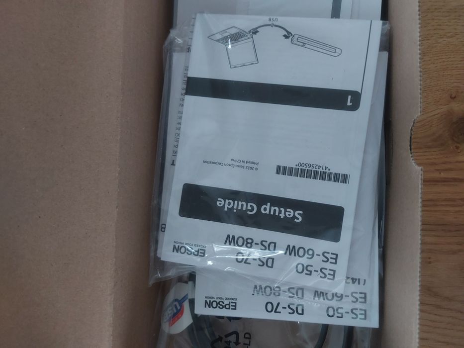 OKAZJA Epson WorkForce ES-50 – przenośny skaner A4 | NOWY