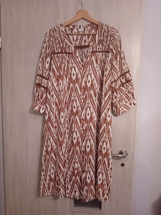 Sukienka w stylu Boho, z wiskozy,rozmiar L.