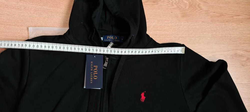 Hoodie com fecho Preto Polo Ralph Lauren