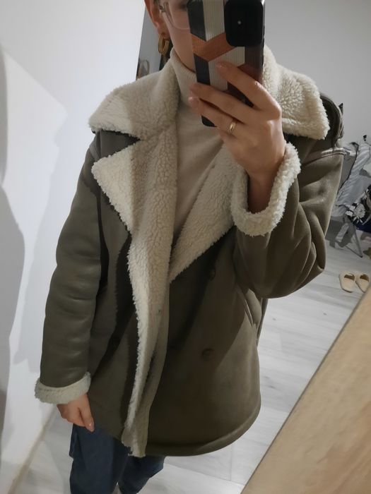 Kurtka z kożuszkiem kożuch kożuszek S 36