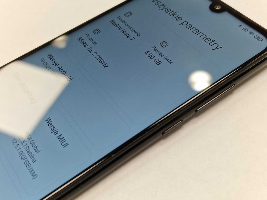 Xiaomi Redmi Note 7 Dual SIM/ 4GB/ 64GB/ Space Black/ Grade A- + ładow