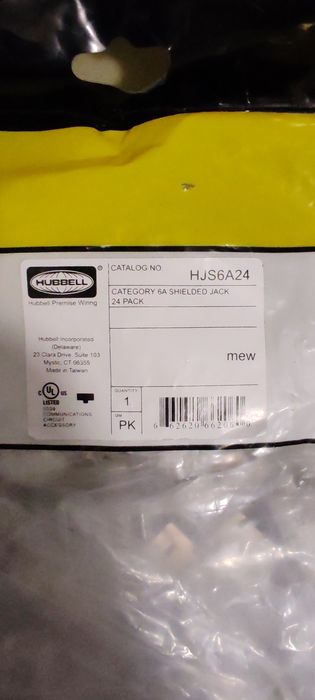 Okazja Gniazdo LAN ekranowane kategorii  CAT 6A gniazdo Keystone RJ45